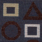 Crypton Upholstery Fabric Geometric Azure SC image
